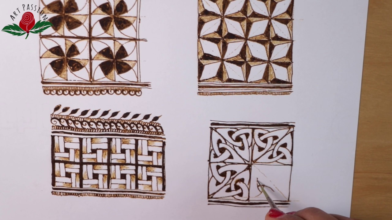 Modern style latest 3D checks designs for beautiful mehndi designs | 2020 new collection checks