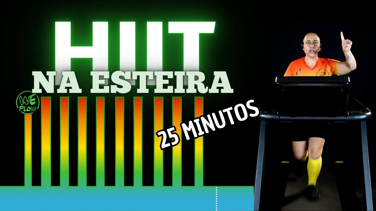 HIIT NA ESTEIRA (aula completa) - CORRER COM MÚSICA - 25 MIN