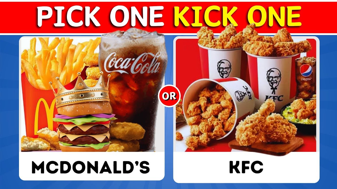 Fast Food Frenzy: Pick One Kick One! 🍔🍕 Restaurant Edition | Fast Food Showdown