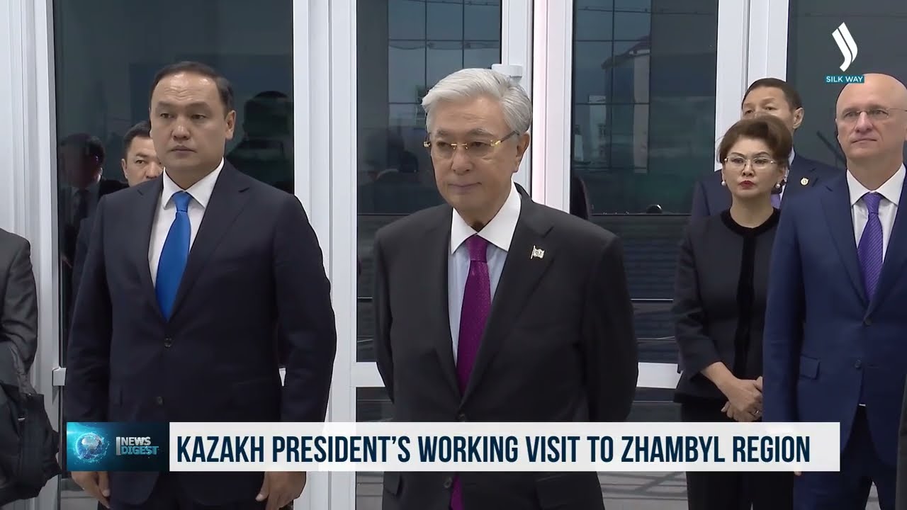 Рабочий визит президента Казахстана в Жамбылскую область.