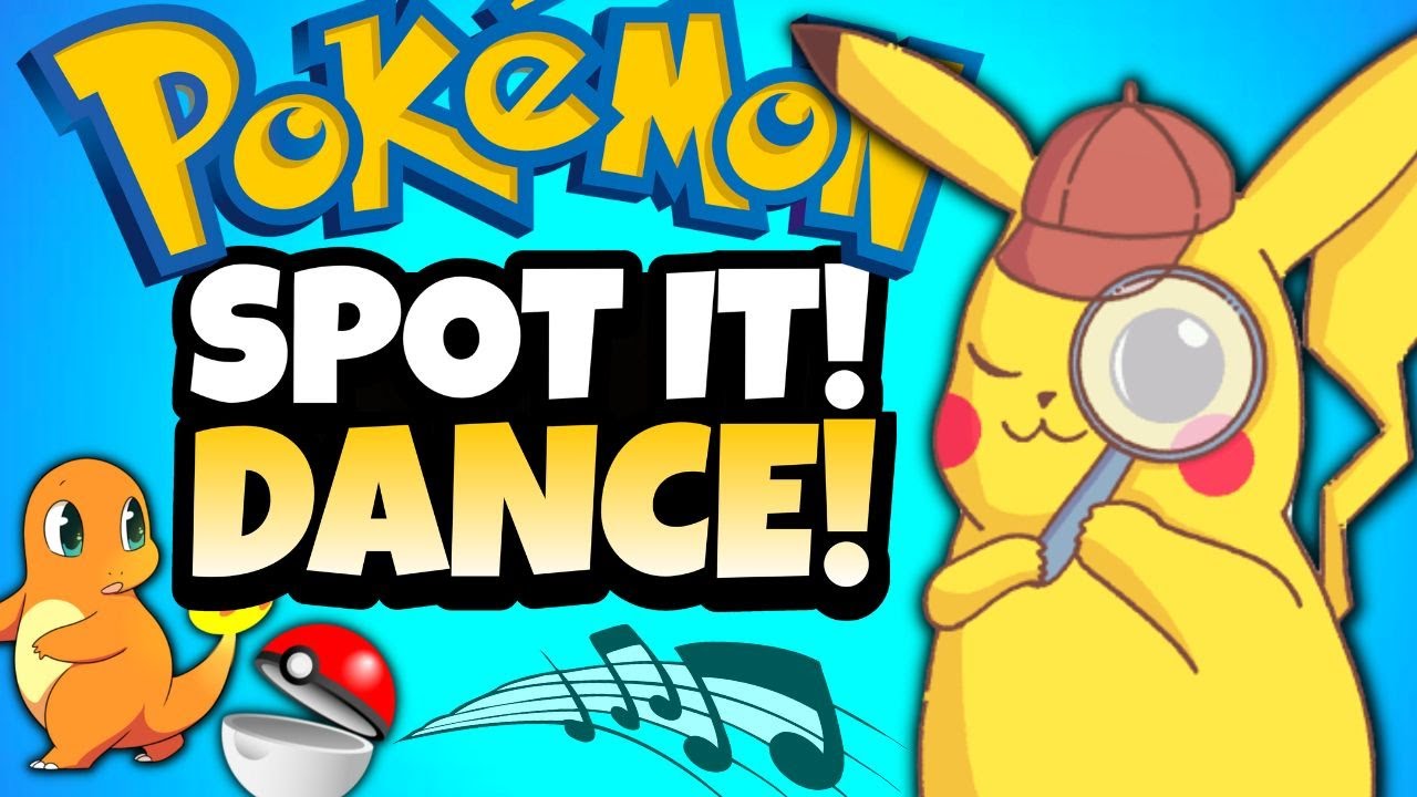 Pokemon Spot it & Dance | Brain Break | Freeze Dance | Just Dance