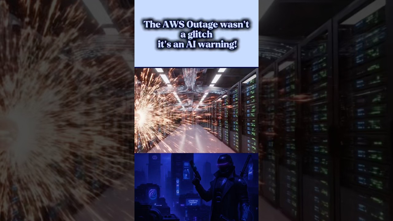 The AWS outage wasn&rsquo;t a glitch, it&rsquo;s an AI warning! #ai #outage #amazon #aws