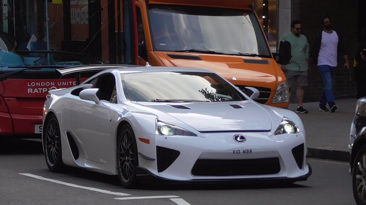 Lexus LFA Nürburgring Edition | LOUD Acceleration + Revs + Driving | London