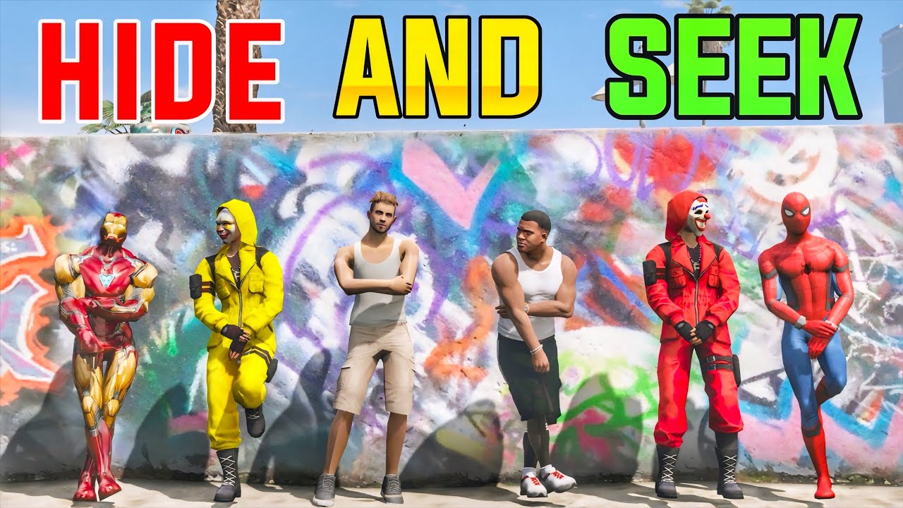 Adam Playing Hide And Seek In Gta 5  | Gta 5 In Telugu