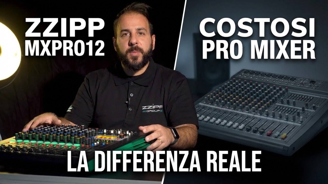 Mixer audio professionali: ecco cosa offre la serie ZZIPP ZZMXPRO. Best Buy per qualit&agrave;/prezzo?