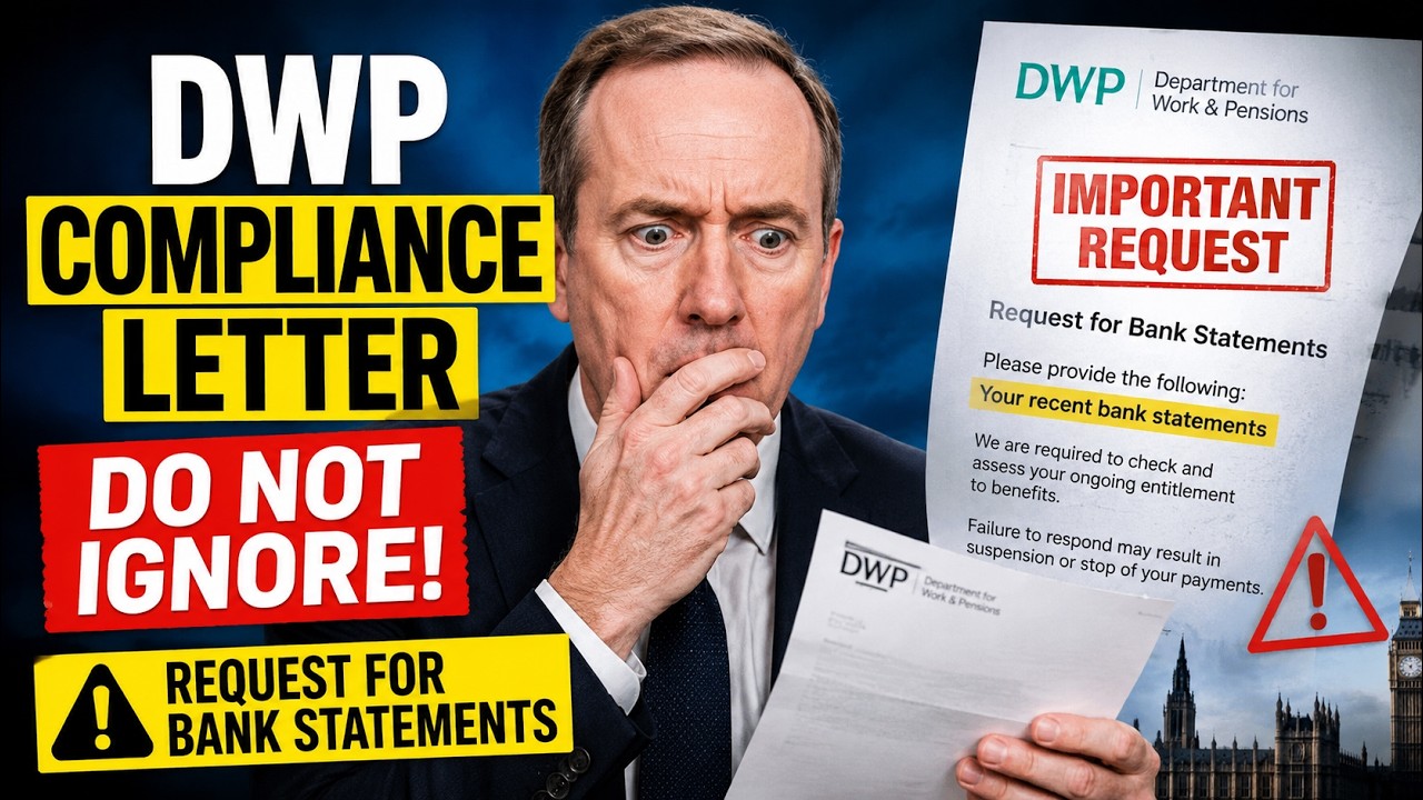 📄 THE DWP COMPLIANCE LETTER: Do Not Ignore This Request for Bank Statements