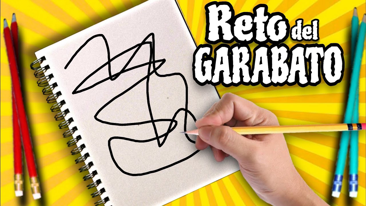 ¡Hago un Dibujo A Partir de un Garabato! 😱 | RETO DEL GARABATO