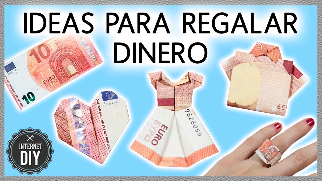Ideas ORIGINALES para REGALAR DINERO 💰 Ideas fáciles en Internet DIY