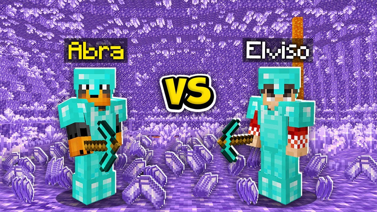 WIELKIE ZAWODY w KOPANIU AMETYSTU w Minecraft 1.17! 🔮 / Elvisoo