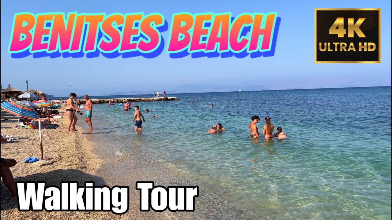 Benitses Beach Corfu Walking Tour