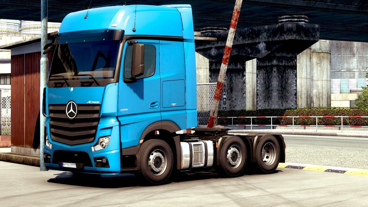 ETS 2 - New Actros Transporting Petrol from Bratislava
