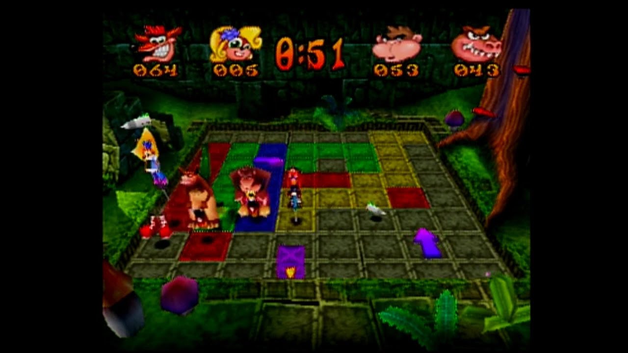 Crash Bash - Pogo Painter Platinum Relic