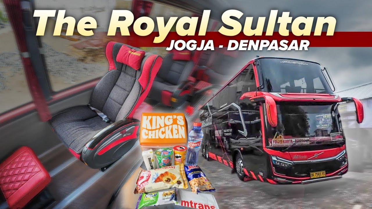 KE BALI NAIK DOUBLE DECKER MEWAH! MTrans Jogja - Denpasar Double Decker 