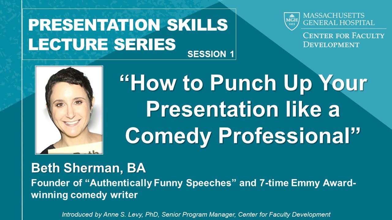 How to Punch-Up Your Presentation Like a Comedy Professional