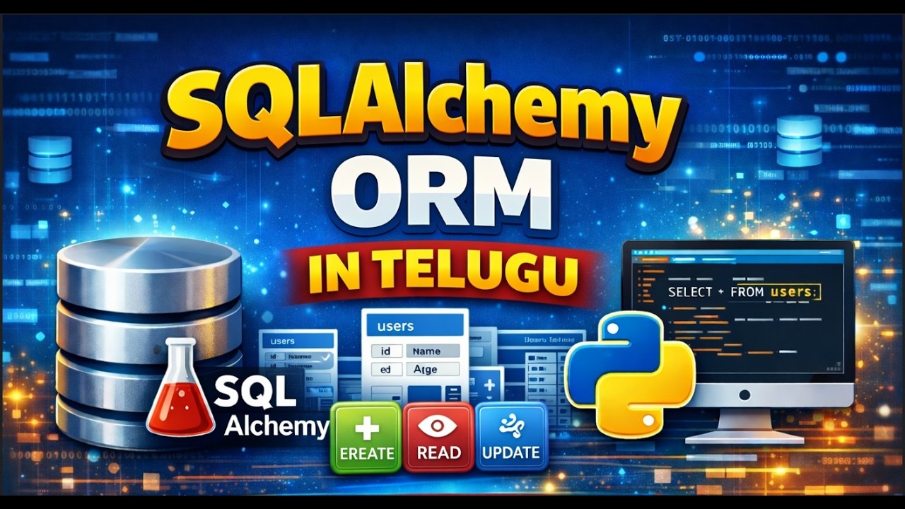 SqlAlchemy ORM in Telugu Part 4