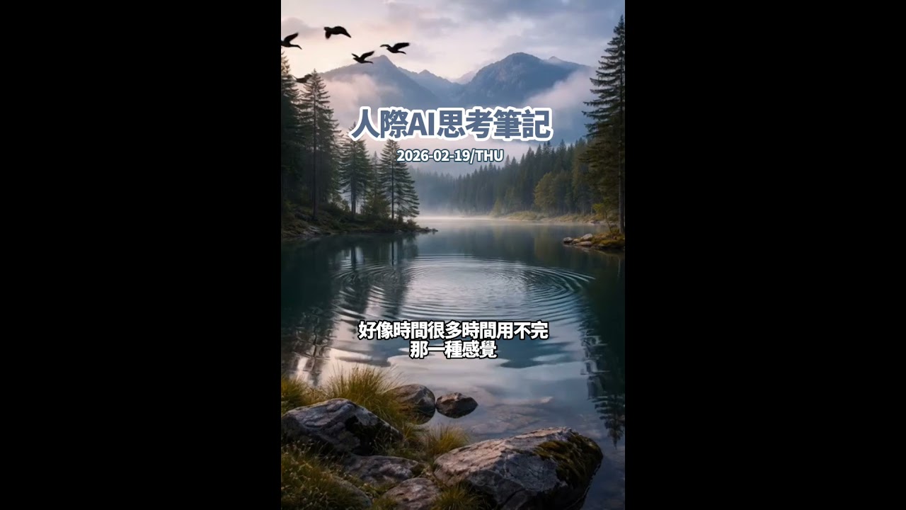 2026年2月19日星期四/人際AI思考筆記