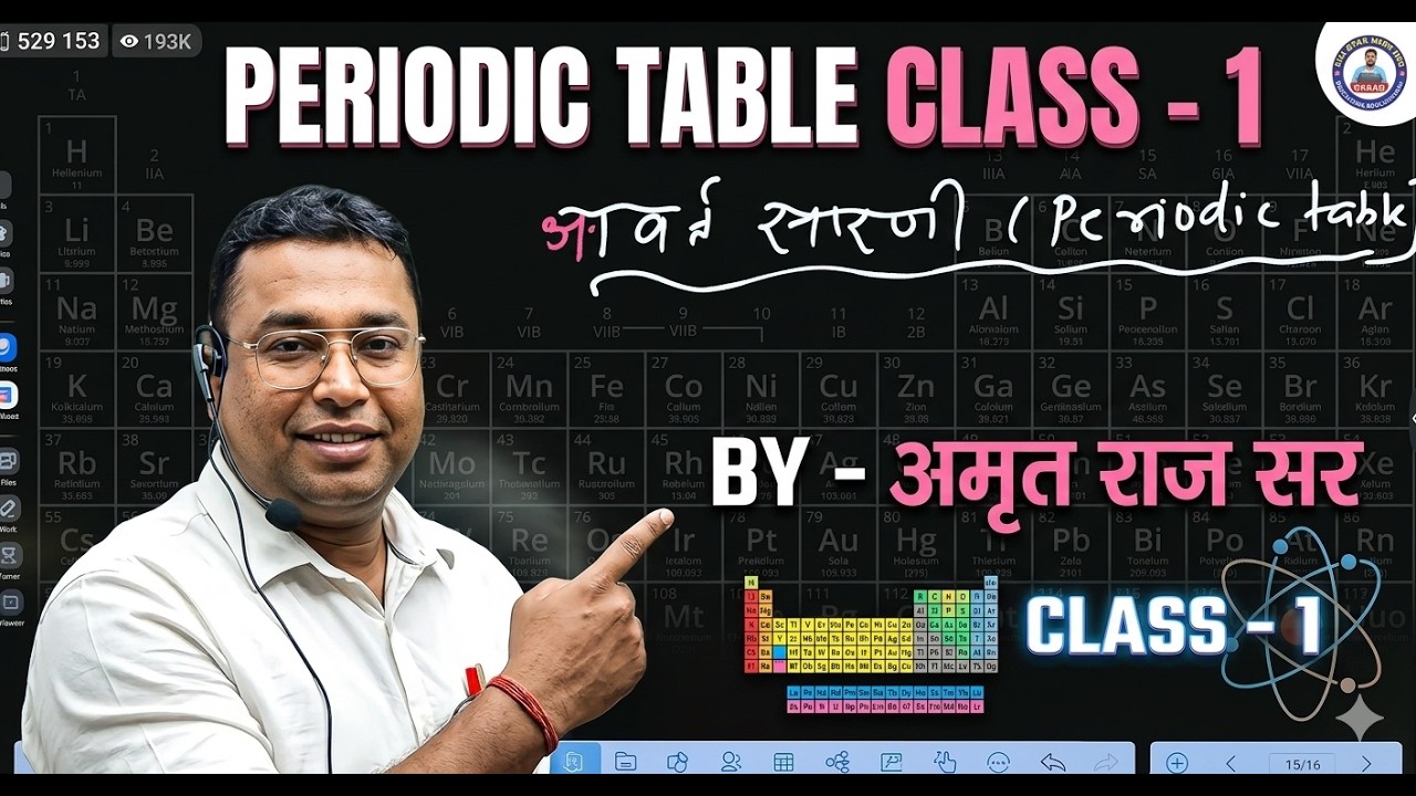 PERODIC TABLE CLASS -1
