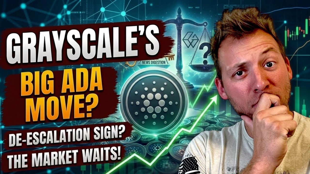 CARDANO ADA &mdash; что означает этот шаг Grayscale?! Снова деэскалация?! Рынок в ожидании!