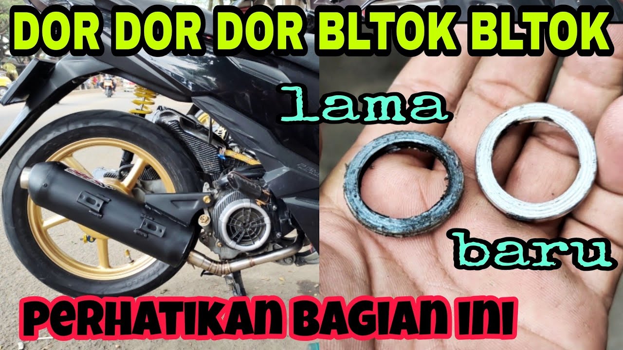 CARA SEDERHANA MENGATASI KEBOCORAN DI BAGIAN PALA HEADER SAAT PEMASANGAN KNALPOT HONDA BEAT
