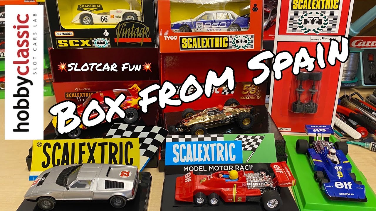 slot car delivery from Spain - very rare slot cars