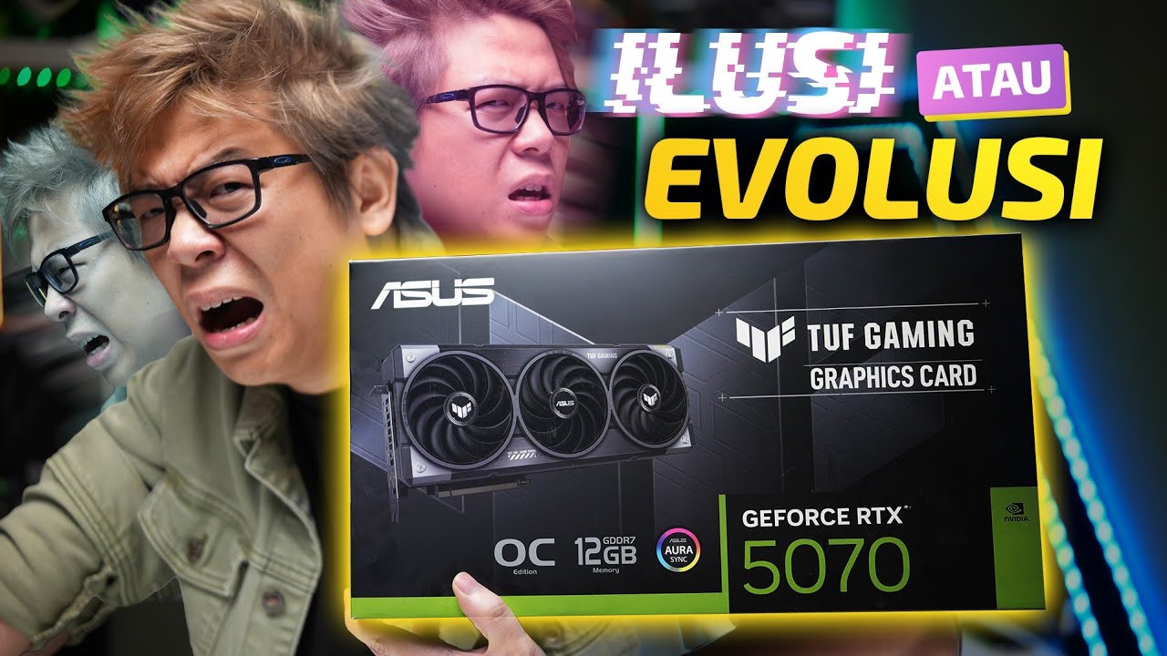 DLSS4 MULTI FRAME GENERATION = ILUSI ATAU EVOLUSI? - ASUS TUF GeForce RTX 5070 OC