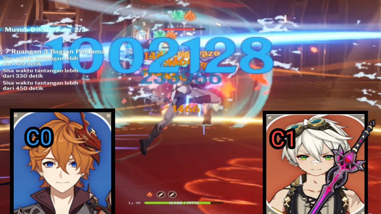 CHILDE C0 Build 1 million damage || GENSHIN IMPACT