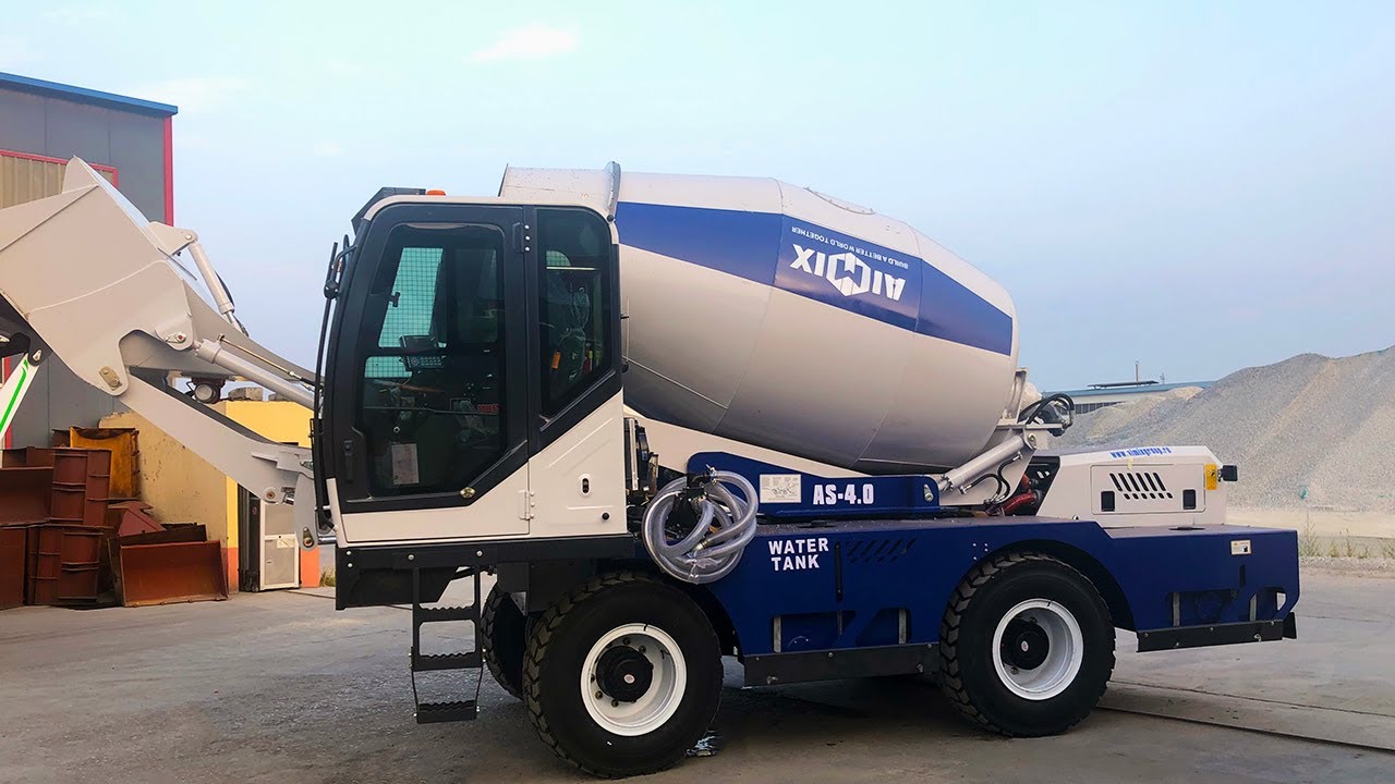 Introducción De AIMIX AS4.0 Autohormigonera En La Fábrica