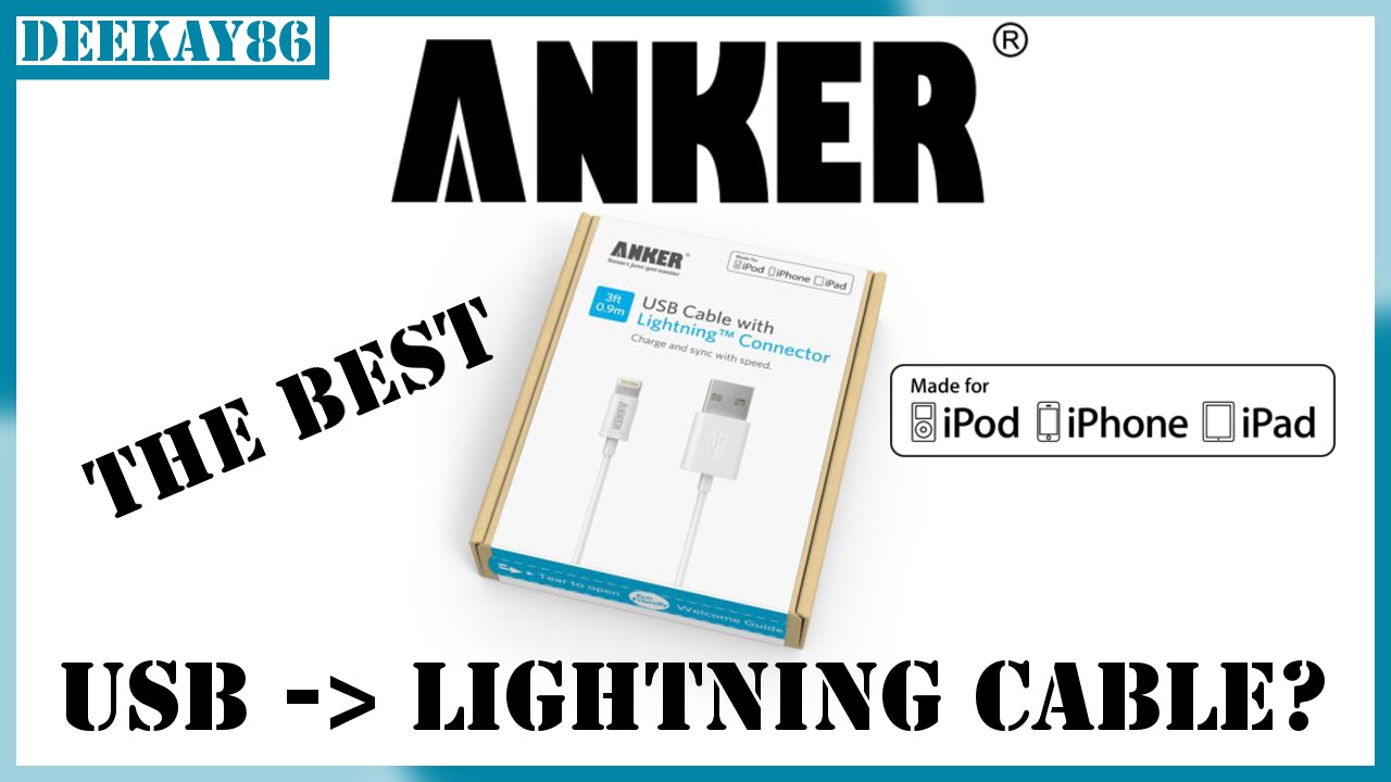 ANKER: ЛУЧШИЙ КАБЕЛЬ LIGHTNING/USB? | Распаковка/Обзор | Сделано для iPhone - iPod - iPad!