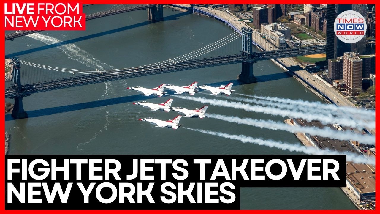 AMERICA 250 LIVE: 120 Military Aircraft Soar Over New York Live for America's 250th Celebration