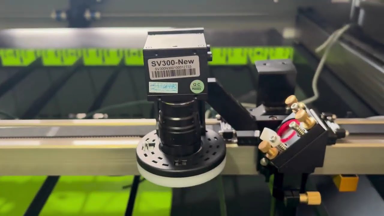 CCD Camera Setup in Laser Machine | Vision System Installation Tutorial