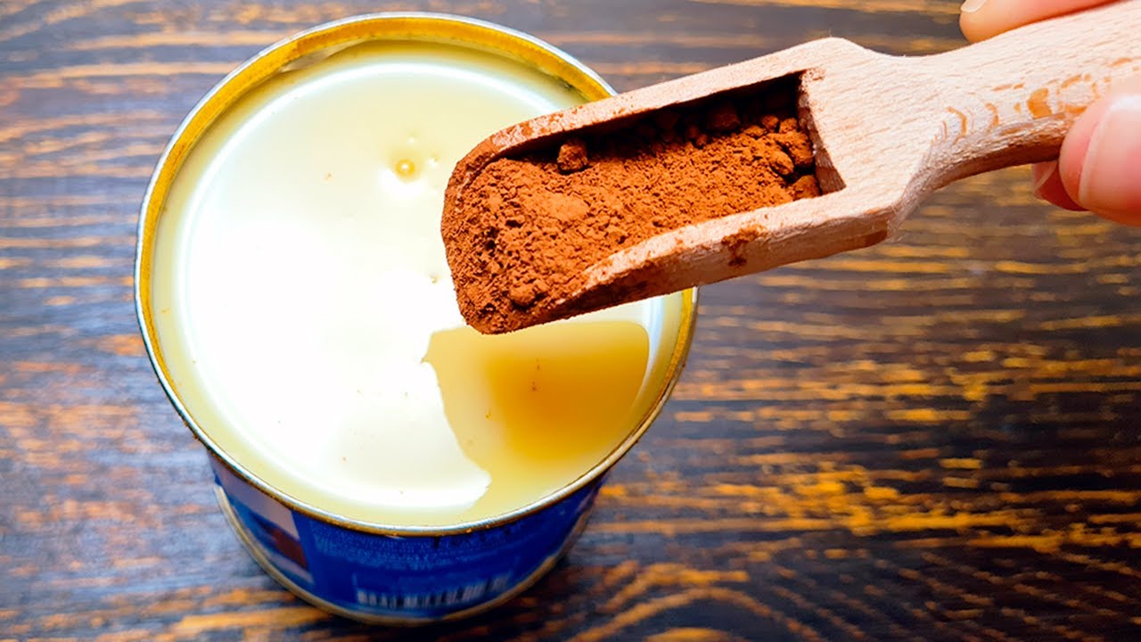 Mischen Sie Kondensmilch und Kakao, das Ergebnis wird Sie begeistern! Schnelles Bonbonrezept.
