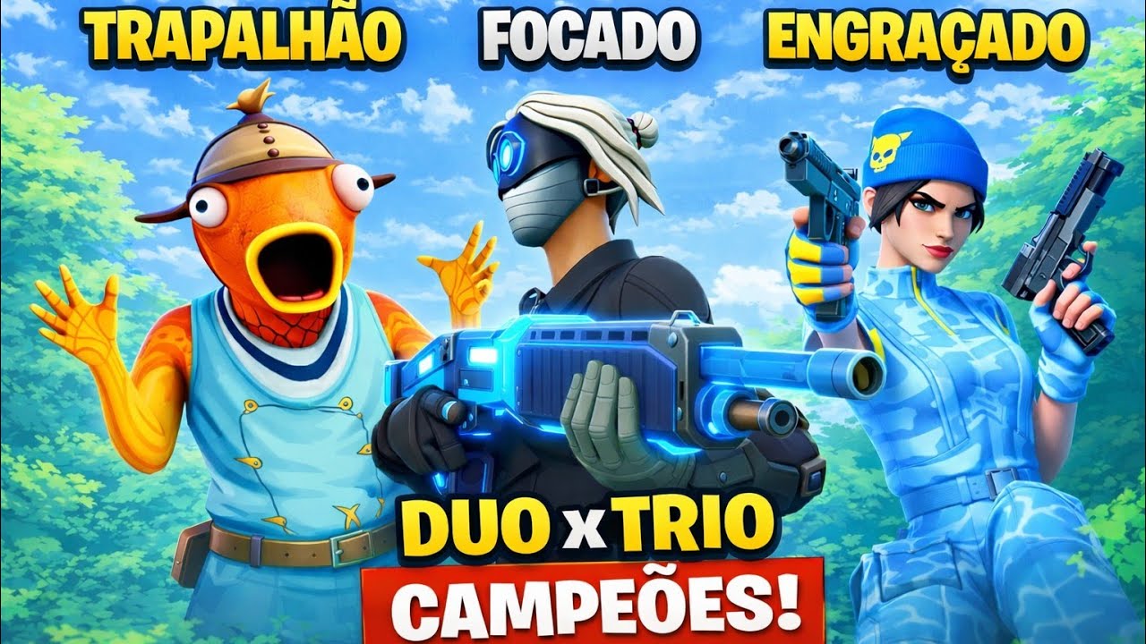 O FAMOSO TIME DE TRAPALHÕES , QUERO DIZER DE CAMPEÕES ! DUO X TRIO 😂🤡😂🤡