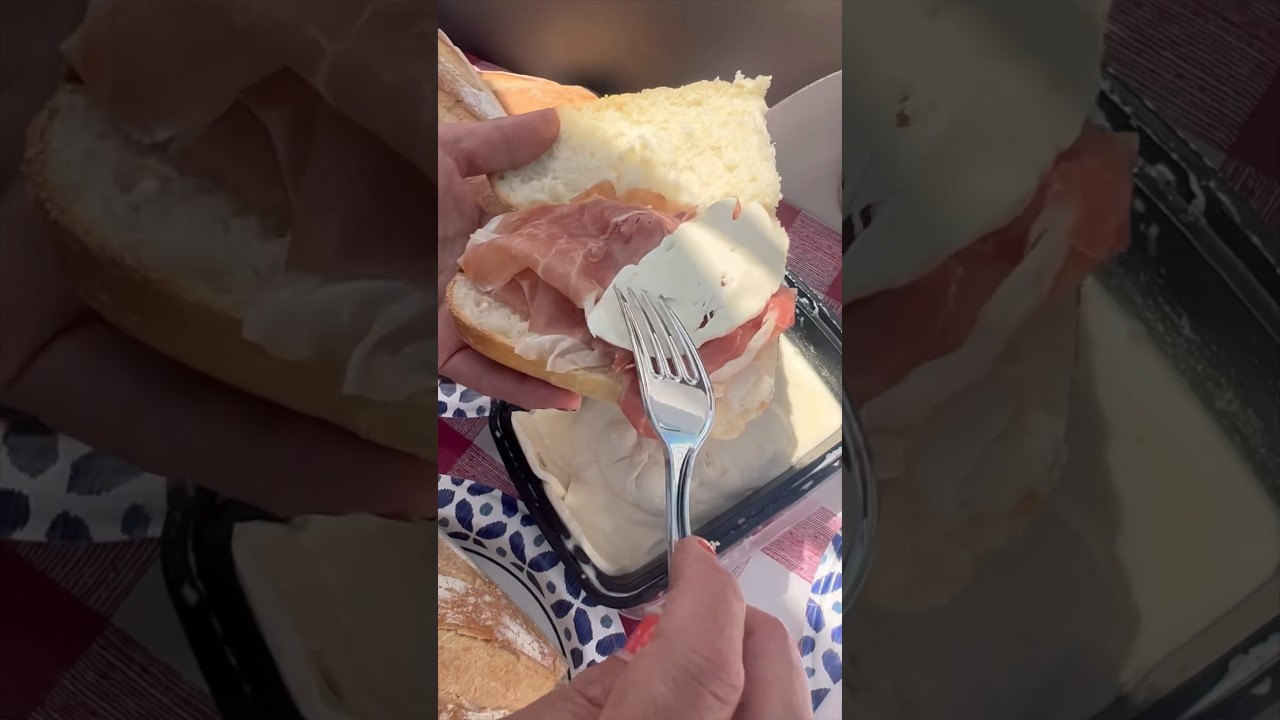 The best type of sandwich. Agree? #brooklyn #sandwich #mozzarella #prosciutto