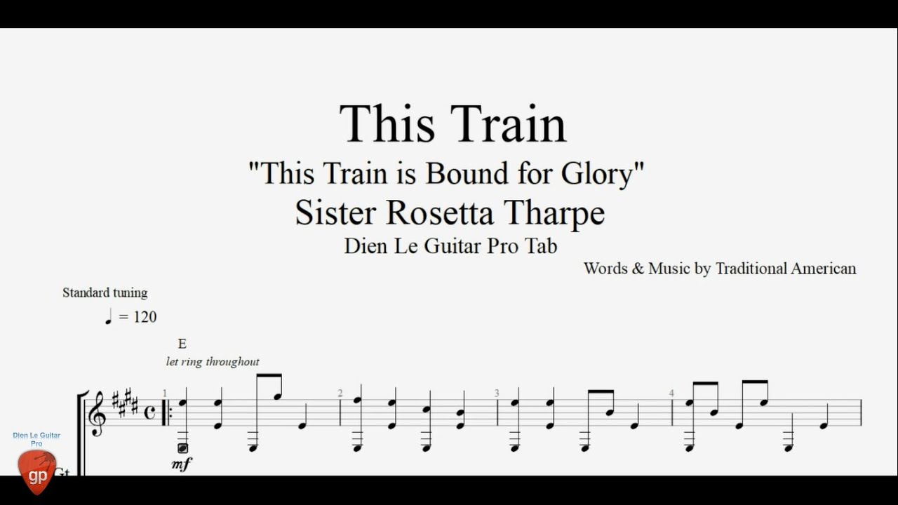 This Train (This Train is Bound for Glory) - Guitar Lesson Tabs