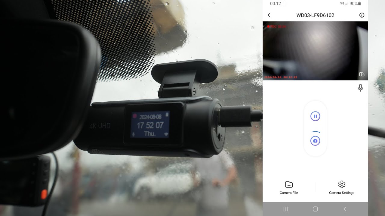 Wolfang WD03 Budget Wi-Fi 4K Dual Dash Cam: распаковка, настройка и обзор