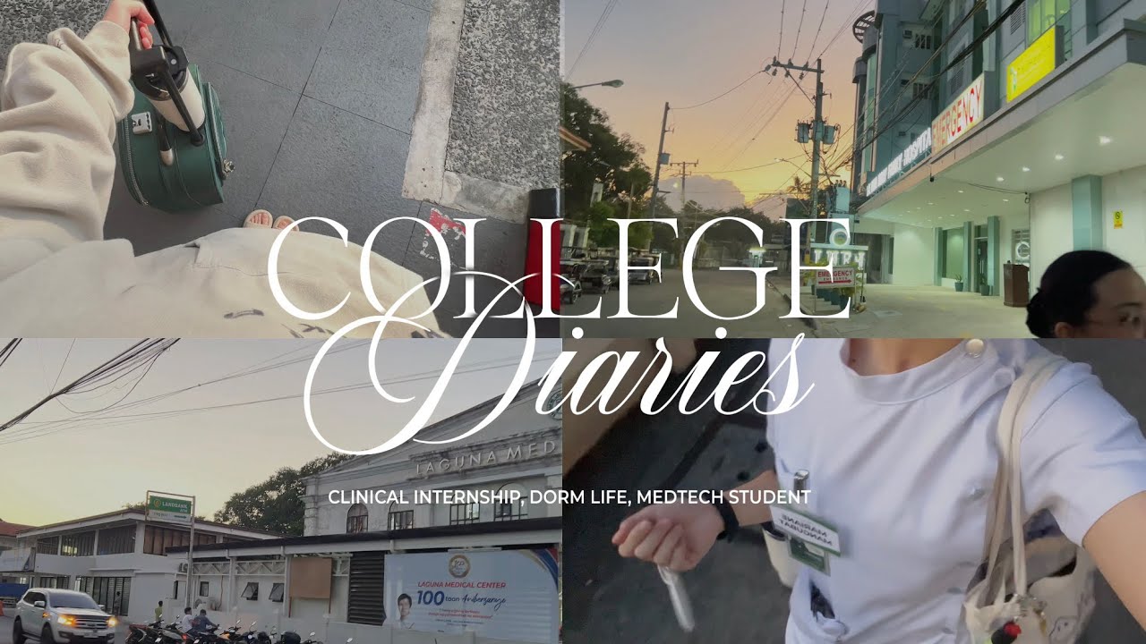 COLLEGE DIARIES EP. 1 : clinical internship, dorm life, medtech student | Philippines