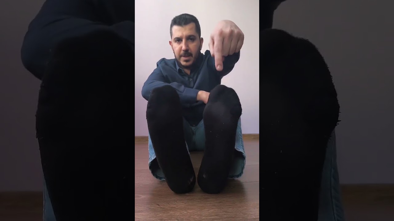 Worn and thorn thin black socks