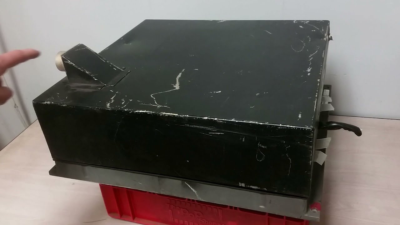 DEC PDP-8 RS08 Disk Drive Platter Removal