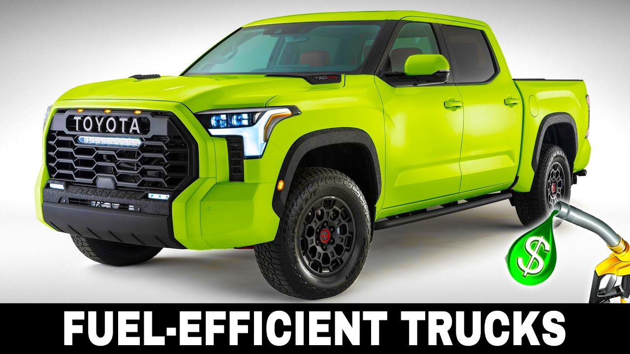 Most Fuel-Efficient Pickup Trucks of 2022: Non-Electric Models with Great MPG