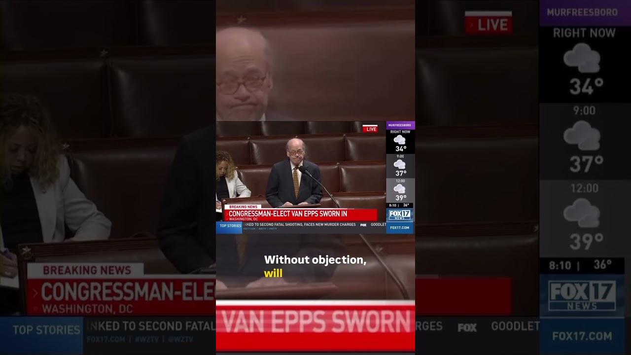 Republican Matt Van Epps swears in as the newest House member after winning election