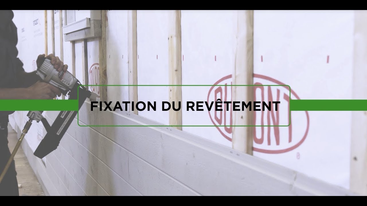 Installation du revêtement extérieur en bois | La fixation du revêtement