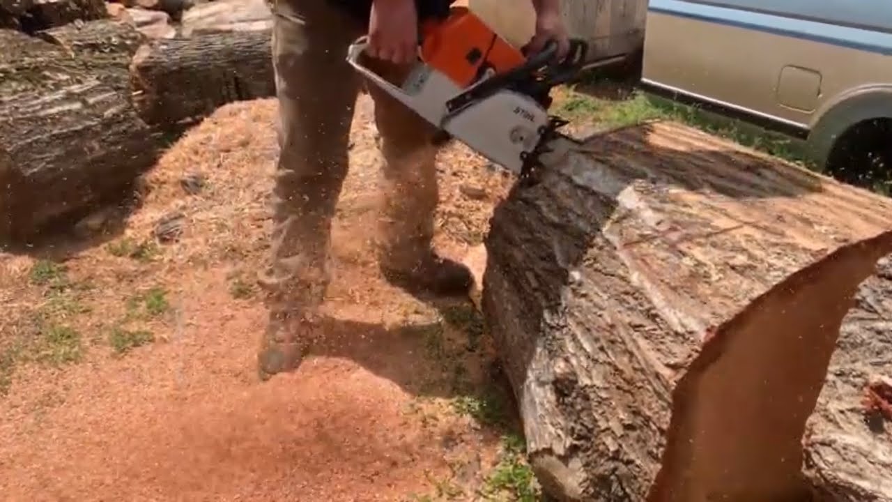 Kevin j’s Stihl ms 660 before and after porting.