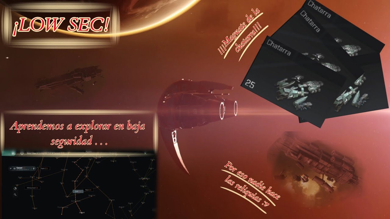 Tomamos rumbo a 🚧LOW⚠️SEC🚧 hacia la constelación de EVE👀 y la suerte no nos sonríe🫠 #eveechoes #mmo 