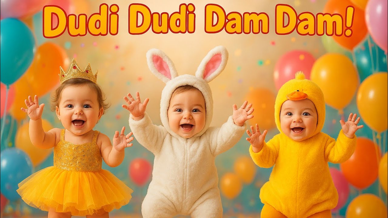 Dudi Dudi Dam Dam | Kids Dance Song | Fun Cat & Mouse Rhyme