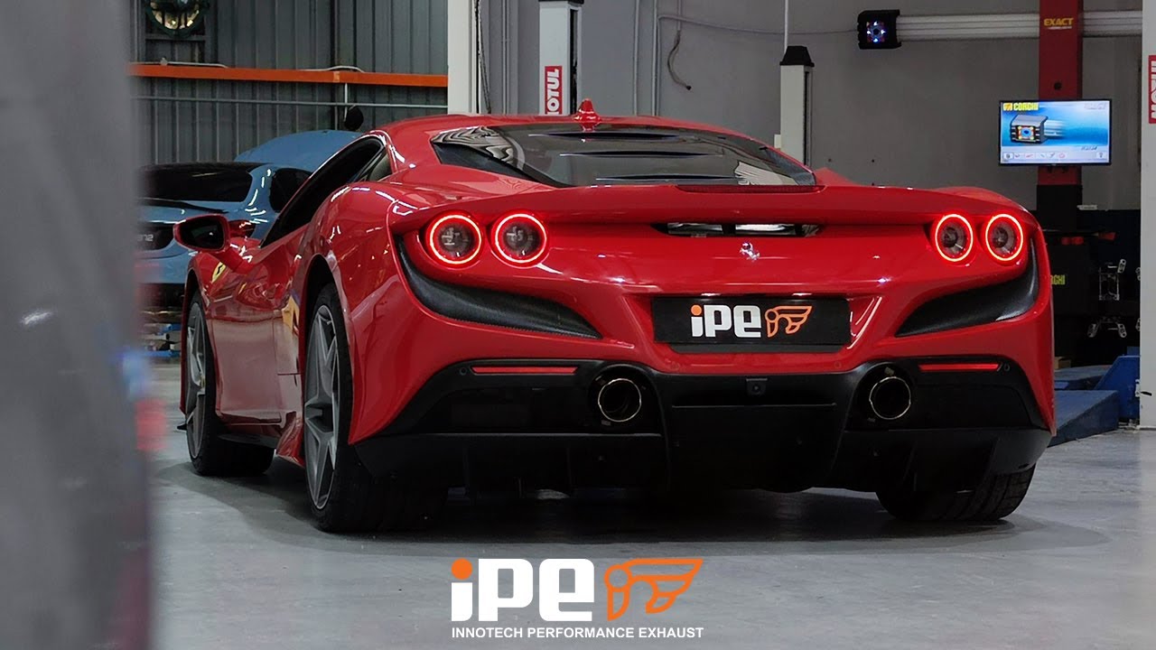 ROCKET FAST FERRARI F8 TRIBUTO IPE EXHAUST | MAKING A FERRARI F8 SOUNDS GREAT AGAIN! EXTREMELY LOUD