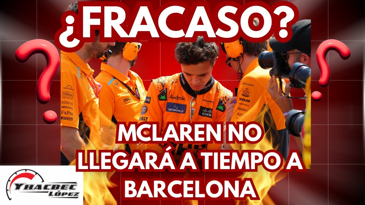 Mclaren NO ESTARÁ EN EL DÍA 1 de TESTS en BARCELONA