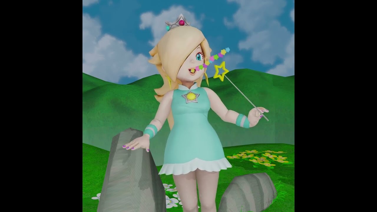 Princess Rosalina Weight Gain Animation (Super Mario Galaxy) by BaronOBeefDip3D