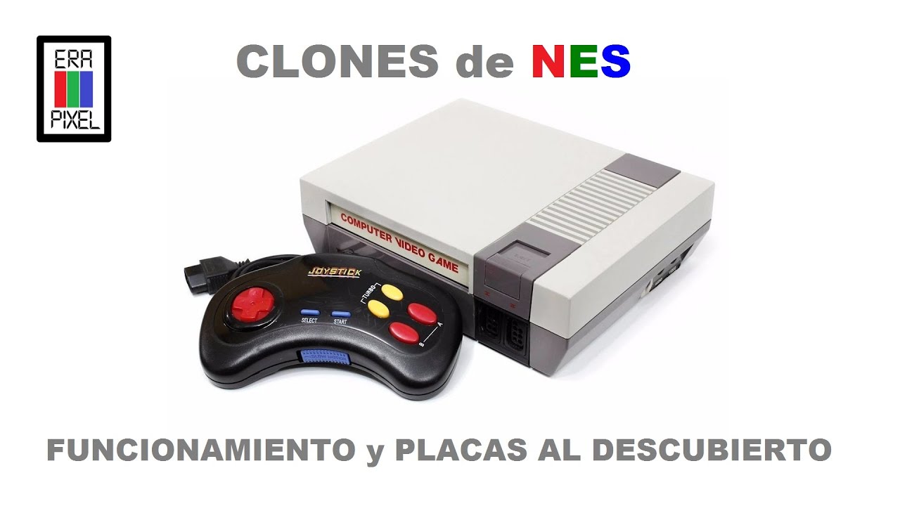 CLONES DE NES - Funcionamiento y placas al descubierto -