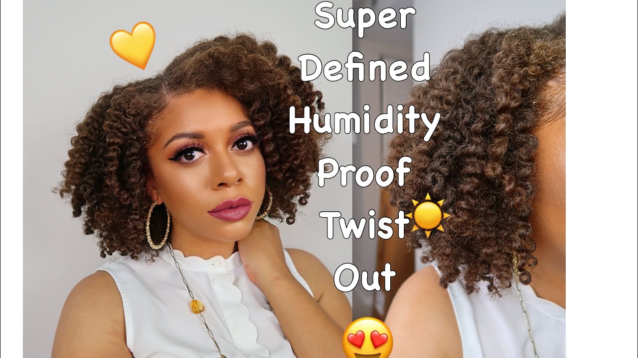 How To Get A Super Defined HUMIDITY PROOF Twist Out! Natural Hair Styles