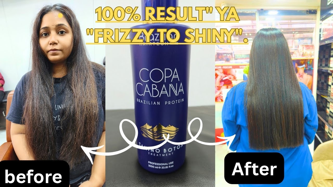 100% Result! 😱 Copa Cabana Brazilian Protein Treatment Step-by-Step